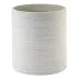 Grasscloth Ecru Round Waste Basket