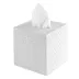 Wicker White Tissue Box