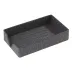 Wicker Black Guest Towel Box