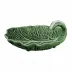 Cabbage Green/Natural Leaf With Curvature 7"