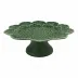 Geranium Green Cake Stand 13"