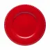 Fantasy Red Charger Plate