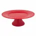 Fantasy Red Cake Stand 13"