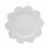 Geranium White Charger Plate