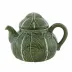Cabbage Green/Natural Tea Pot