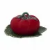 Tomato Butter Dish With Cover