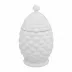 Pine Cone White Box 20 White