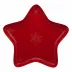 Snowflakes Red Star Bowl 45