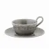 Rua Nova Anthracite Tea Cup & Saucer