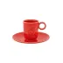 Parody Coffee Cup & Saucer Coral