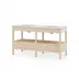 Arianna Sand 2-Drawer Cabinet with 60" Marble Vanity Top
