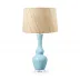 Ansonia Sky Breeze Lamp with Shade 17-inch Papyrus with Nickel