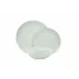 Shell Bisque White 3-Pc Place Setting (Dinner Plate, Salad Plate, Cereal Bowl)