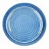 Daniel Smith Blue Set of 4 Dinner Plates