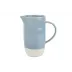 Shell Bisque Blue Pitcher