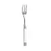 Cont White Serving Fork