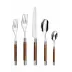Conty Natural Wood 5 Piece Place Setting