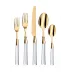 Doric PVD Gold Crystal 5 Piece Place Setting