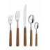 Ellipse Wood 5-Pc Place Setting