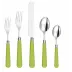 Helios Lime Green 5-Pc Place Setting