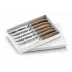 Orio Wood Box Of 6 Steak Knives