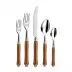 Pluton Natural Wood 5 Piece Place Setting