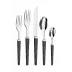 Quio Black 5 Piece Place Setting
