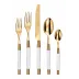 Zoe Pvd Gold 5 Piece Place Setting