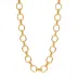 Cleopatra Regal Gold Link Necklace 16"+2"