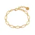 Maharani Clear Cubic Zirconia Chain Bracelet Petite 7"+2"