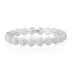 Berry Silver Eternity Hinged Bangle S/M
