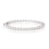 Berry Silver Eternity Hinged Bangle Petite S/M