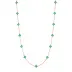 Berry Clover Turquoise Double Sided Necklace 34"