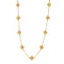 Berry Gold Clover Double Sided Necklace 16"+2"