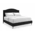 Fontainebleau Platform Bed Sea Smoke Leaf - King