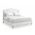 Fontainebleau Platform Bed Oracle Silver Leaf - King