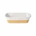 Scotia White Rectangular Baker 10 1/8" x 5 5/8" H2 7/8" | 36 7/8 Fl Oz