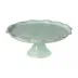 Cook & Host Robin'S Egg Blue Footed Plate 11.5'' x 11.5'' H4.5''
