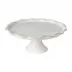 Cook & Host White Footed Plate 11.5'' x 11.5'' H4.5''