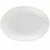 Fontana White Oval Platter 15.75'' X 11.5 H1.5''