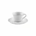 Impressions White Tea Cup & Saucer 4.75'' X 3.75'' H2.75'' | 8 Oz.