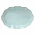 Impressions Robin'S Egg Blue Oval Platter 17.5'' x 12.5'' H1.5''