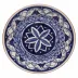 Alentejo Terracotta Blue-White Round Platter D17''