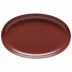 Pacifica Cayenne Oval Platter 16'' x 10.25'' H1.75''