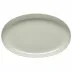 Pacifica Oyster Grey Oval Platter 16'' x 10.25'' H1.75''
