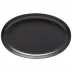 Pacifica Seed Grey Oval Platter 16'' x 10.25'' H1.75''