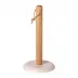 Pacifica Marshmallow Rose Paper Towel Holder D7'' H13.75''