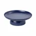 Pacifica Blueberry Footed Plate D10.5 H3.5''