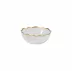 Francesca Gold Glass Rimmed Soup/Cereal Bowl 15 Cm | 6''