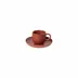 Pacifica Cayenne Coffee Cup And Saucer 3.25'' x 2.25'' H2.25'' | 2 Oz. | D4.75''